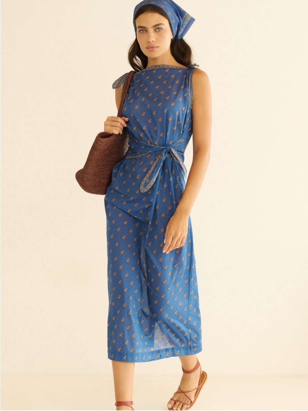 Doen Amoretta dress - eartha paisley blue. Size XS NWT